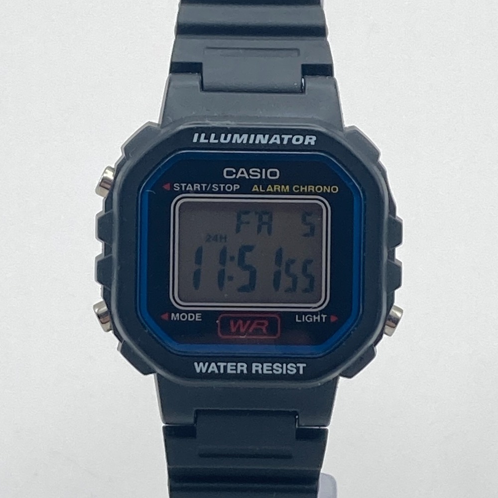 Casio Women's Digital Watch 30mm Black Alarm Chrono 3284 LA-20WH Illuminator 8"